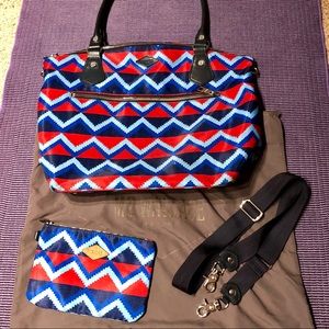 MZ Wallace Chelsea Bedford Tote in Zig Zag